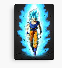 Goku SSJ Blue Canvas Print