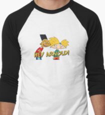 Hey Arnold! Men's Baseball Âľ T-Shirt