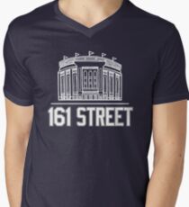 New York Baseball Stadium, Bronx, 161 Street Men's V-Neck T-Shirt