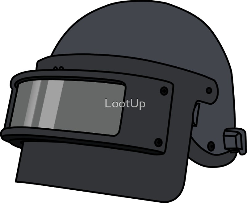 "PlayerUnknown's Battlegrounds Inspired Level 3 Helmet " Stickers by