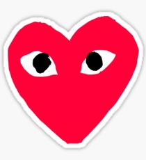 CDG LOGO RED Sticker