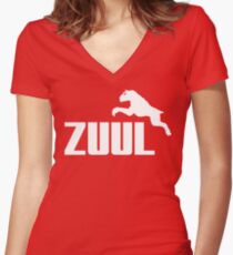 Zuul Athletics Women's Fitted V-Neck T-Shirt