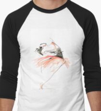 Expressive Dance Drawing Men's Baseball ¾ T-Shirt