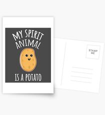 My Spirit Animal Is A Potato Postcards