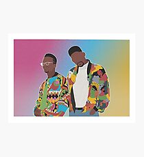 DJ JAZZY JEFF & THE FRESH PRINCE Photographic Print