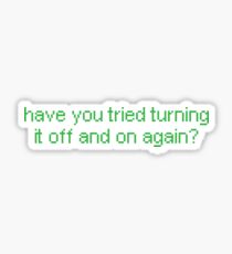 IT Solution computer programming programmer Crowd Geek Funny Quote Slogan Tech tshirts Sticker