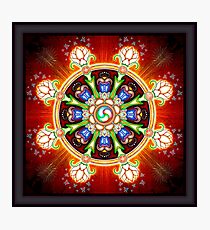 Dharma Wheel Photographic Print