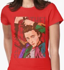 Timothee Chalamet Women's Fitted T-Shirt