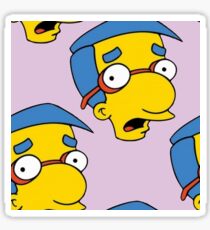 Milhouse On Pink Sticker