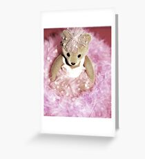 Pink Ballerina Greeting Card