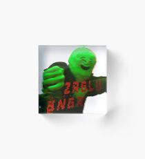 Laughing Emoji Meme - Sick Design Acrylic Block