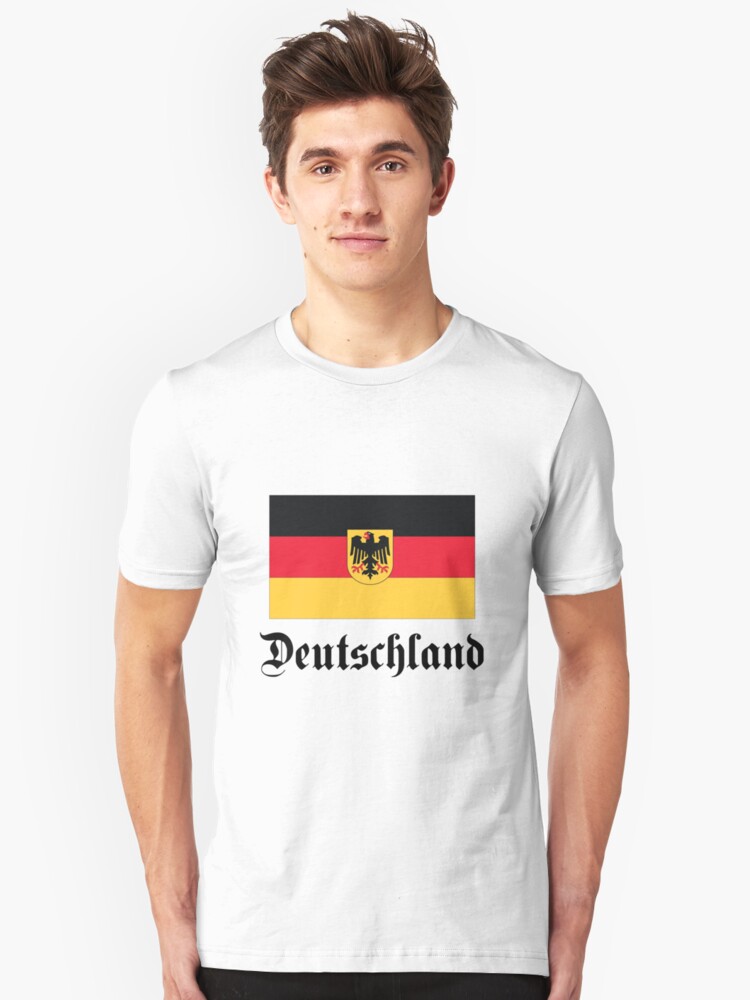 Alternate view of Deutschland - light tees Slim Fit T-Shirt