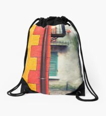 Colorful wall Drawstring Bag