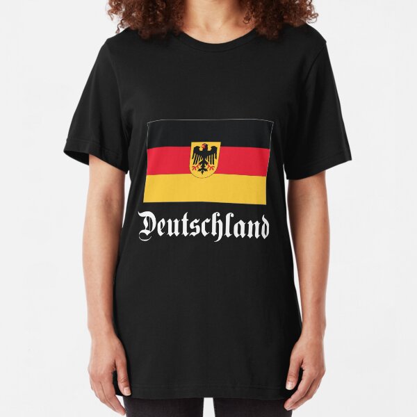 Deutschland - dark tees Slim Fit T-Shirt