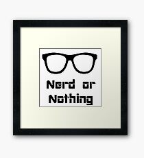 Nerd Framed Print