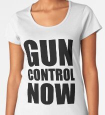 Gun Control Sticker Women's Premium T-Shirt