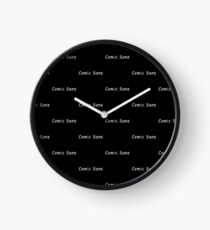 Comic Sans Clock