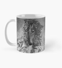 Charcoal Vintage Borzoi Mug