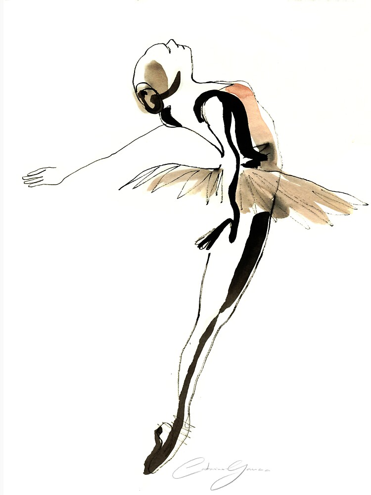 Ballet Dance Drawing by CatarinaGarcia