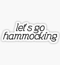hammocking Sticker