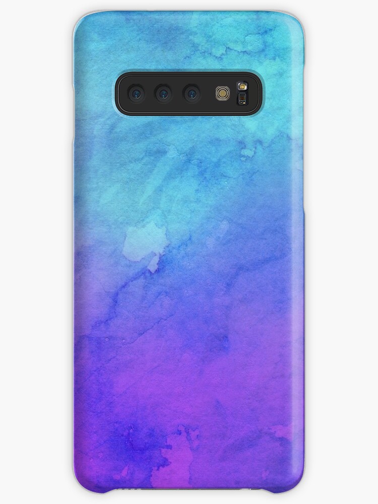Blue and Purple Swirls Samsung S10 Case