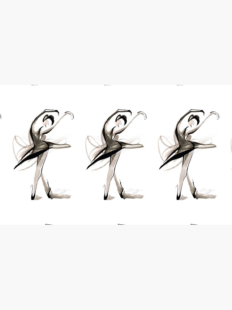 Expressive Watercolor Dance Drawing by CatarinaGarcia