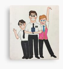 Book of Mormon Smiling Boys Canvas Print