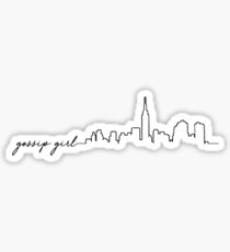 Gossip Girl Skyline Sticker