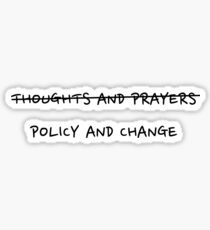 Policy and Change Sticker