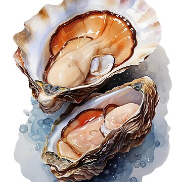 Mermaid shell bra | Art Board Print