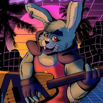 Glamrock Bonnie <3 Poster for Sale by LuciferMini