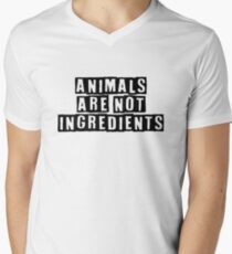Animals are not ingredients Men's V-Neck T-Shirt