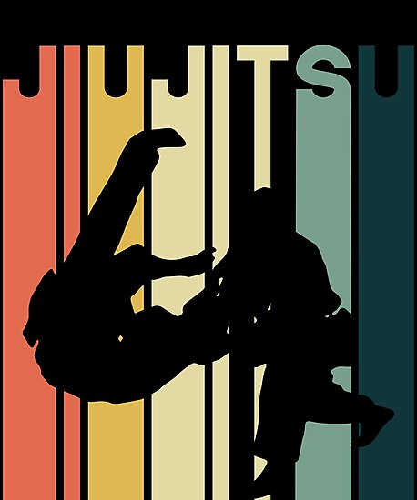 "Jiu Jitsu Silhouette Kickboxing Martial Arts Bjj Mma ...