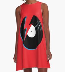 Ziggy Stardust Record A-Line Dress