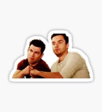 Schmidt and Nick Sticker