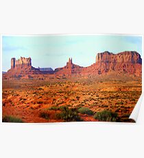 Póster Valle del monumento
