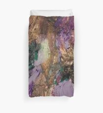 Acrylic Purple and Gold Duvet Cover