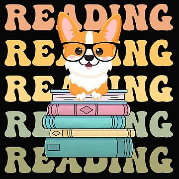 Book Read Sticker by corgiyolk for iOS & Android