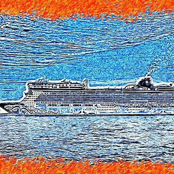 Artwork thumbnail, Norwegian Cruise Ship Epic  by santoshputhran