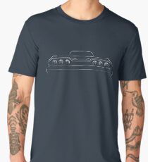 1963 Chevy Impala - rear Stencil, white Men's Premium T-Shirt