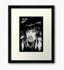 Jimmy in Black and White Framed Print
