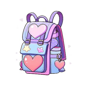 Pink and 2025 purple backpack