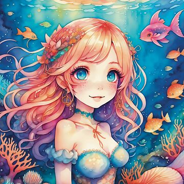 beautiful anime mermaid Picture #123347435 | Blingee.com