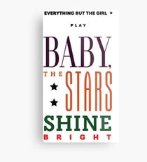 EBTG Baby, die Sterne leuchten hell Metallbild