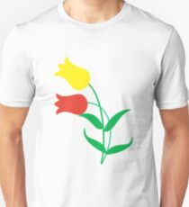 Spring is here with tulips Unisex T-Shirt