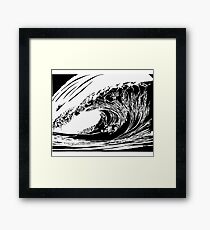 Surfing Framed Print
