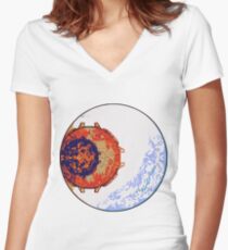 Amethyst Ships Women's Fitted V-Neck T-Shirt