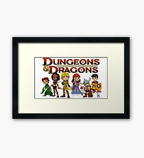 Dungeons And Dragons Framed Print