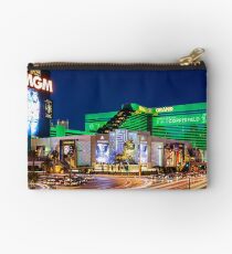 Las Vegas Strip Lights - MGM Grand - Bright and Colorful Zipper Pouch