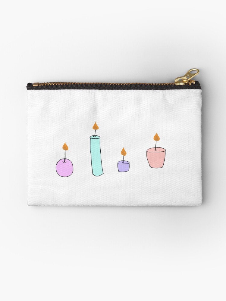 tumblr candle drawing color studio pouches by simonsdesign redbubble